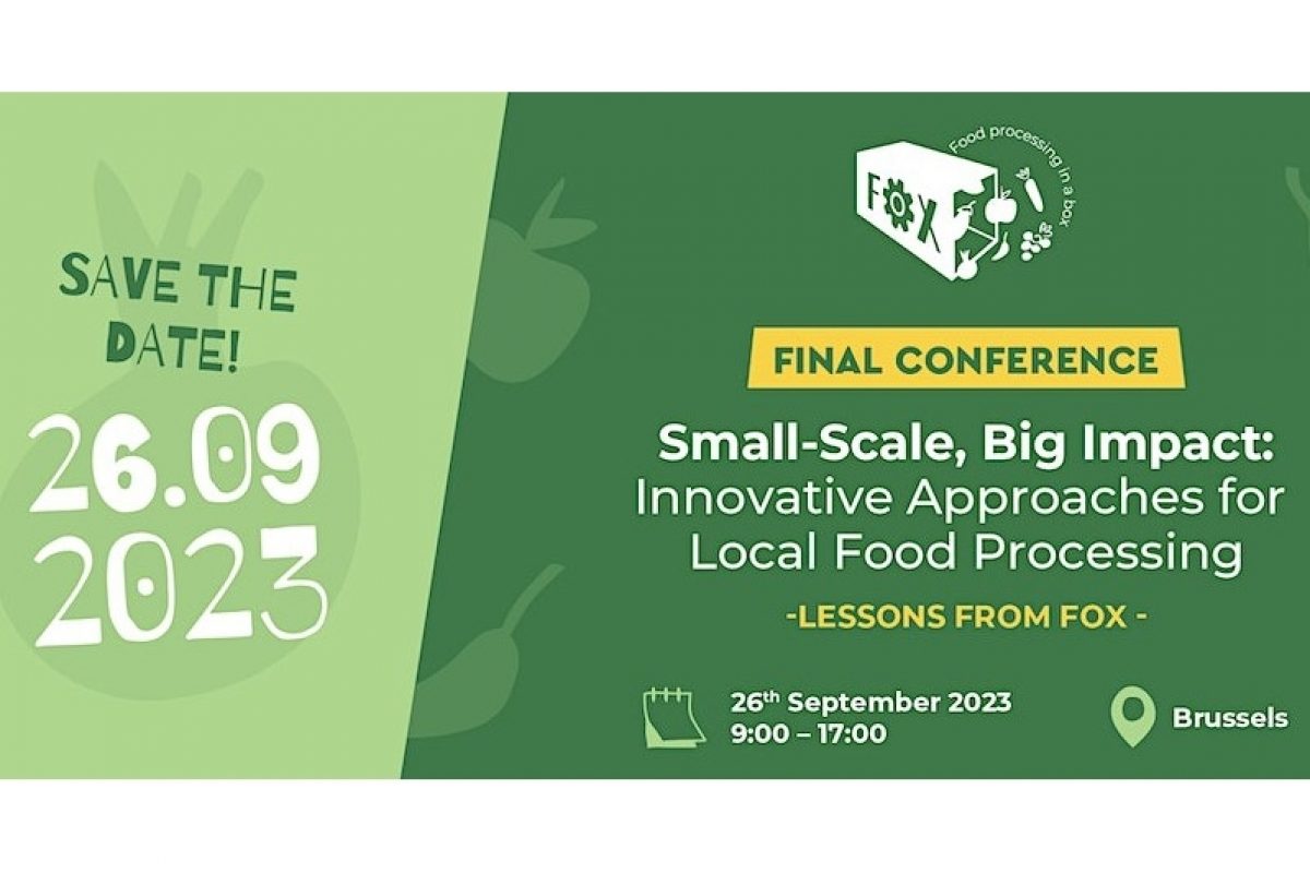 Save the date - FOX Final Conference