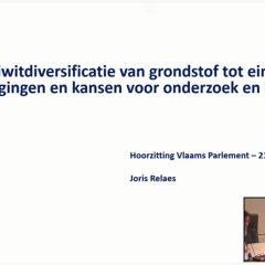 Joris in Vlaams Parlement