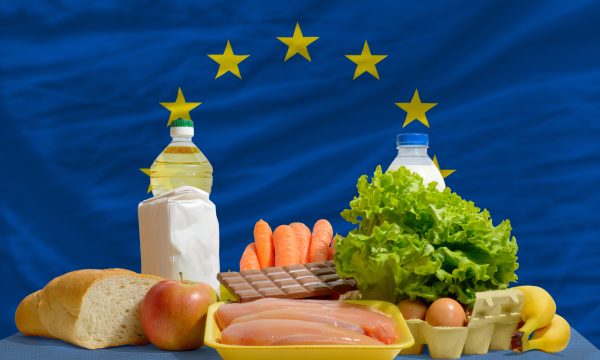 Voedingsmiddelen voor EU vlag