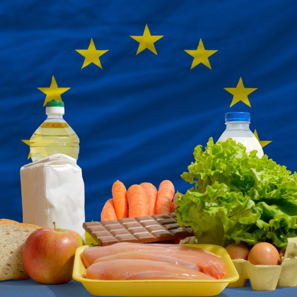 Voedingsmiddelen voor EU vlag