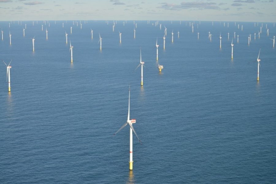 Offshore windpark in the North Sea