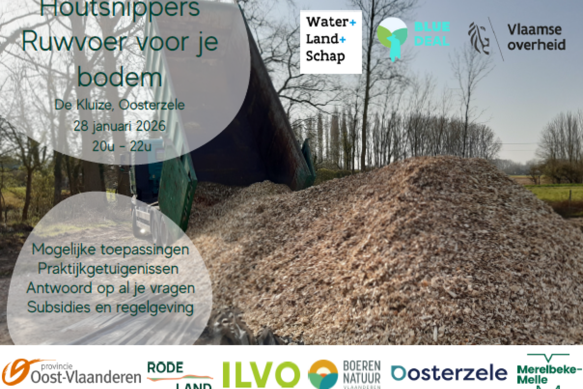 Houtsnippers ruwvoer voor je bodem