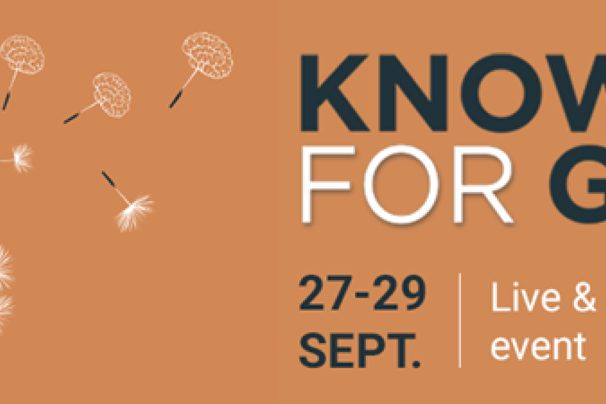 Knowledge for growth 27-29 September