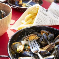 Mussels and fries