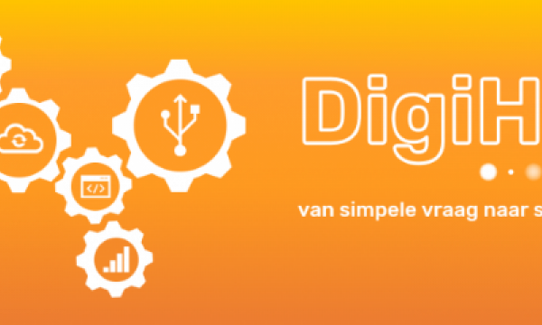 DigiHub logo: from simple question to smart solution