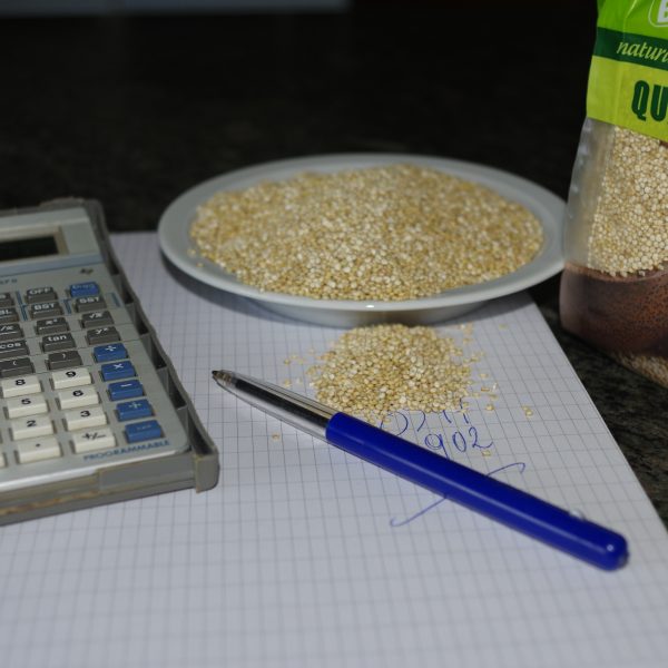 Quinoa and a calculator