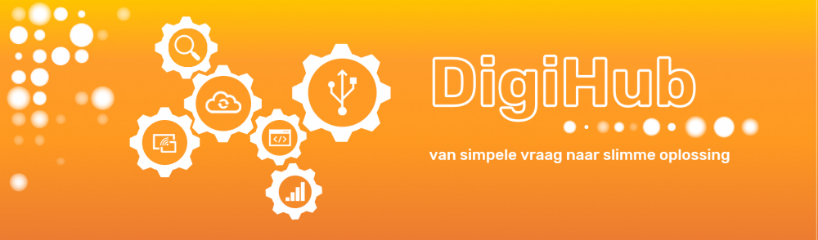 DigiHub logo: from simple question to smart solution